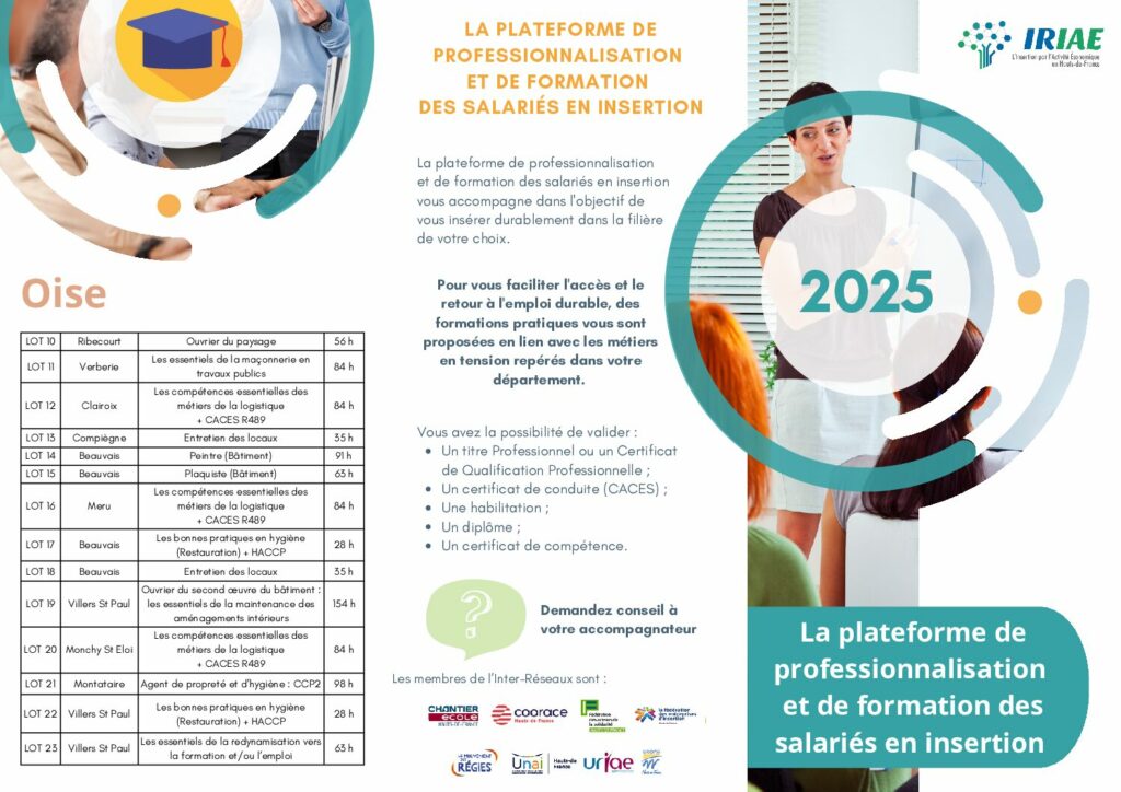 thumbnail of Oise Brochure formation – 2025